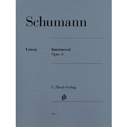 NOTE ZA KLAVIR SCHUMANN:INTERMEZZI OP.4