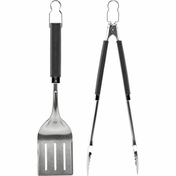 Weber Grill Cutlery Precision 2 pcs Stainless Steel black