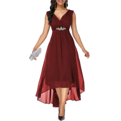 Obleka GRACIANA - bordo