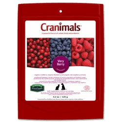 Za pse proti raku Cranimals Very Berry antioksidanti za pse in mačke