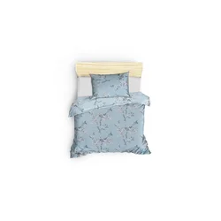 LEssentiel Maison Ranforce posteljina Chicory, 135x200cm, Svetloplava
