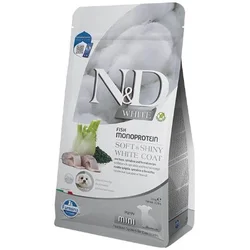 N&D White Dog Puppy Mini sea bass, spirulina & fennel 1,5kg