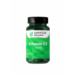 ZDRAVLJE PHARM Vitamin D3 1000 IU