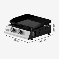 Plinski žar Black+Decker BXOP4900E, 2 gorilnika