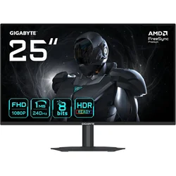 Gigabyte Gaming monitor G25F2A, 25 FHD (1920x1080), SS IPS, 240Hz