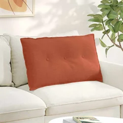 Jastuk za leđa Crvena narančasta 80 x 50 cm Kordura tekstil