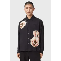 AllSaints srajca moška viskozna FLORAISON LS SHIRT