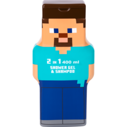 Minecraft 2 u 1 sampon I gel za tusiranje 2D 400ml