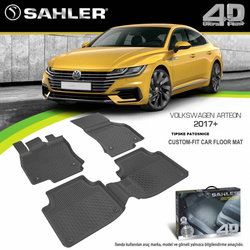 Sahler Gumene patosnice 4.5D za Volkswagen Arteon, Crne