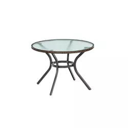 Gardenson Vrtna Miza Ravenna, Temno Rjava, O 104cm