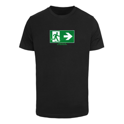 Mens T-shirt Skate Exit black