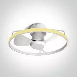 BIJELI STROPNI VENTILATOR S LED SVJETILJKOM 20W 28W CCT IP20 230V