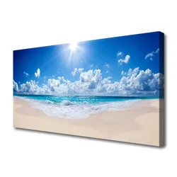 tulup.si Slika na platnu Sun beach sea landscape 100x50 cm