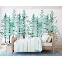 Wallity Tapete za zid MDK-00107, 100x100 cm, Šarena
