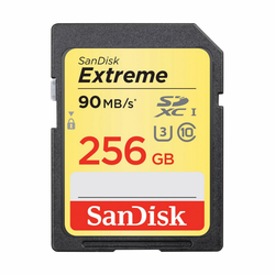 SanDisk Memorijska kartica SDSDXVF-256G-GNCIN Extreme SDXC Card 256GB 90MB/s V30 UHS-I U3