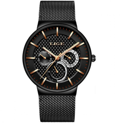 Oglejte si LIGE Man - Black KP4053