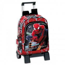 SPIDERMAN šolski nahrbtnik na vozičku