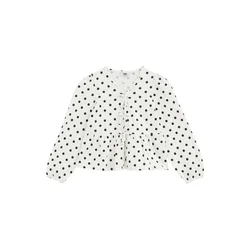 WE Fashion Bluza črna/bela