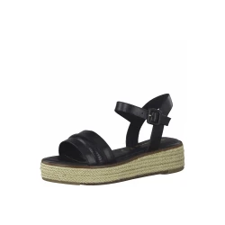 Tamaris Sandalo Donna 1-1-28718-20 In Tessuto Nero - Comodo E Alla Moda - 2