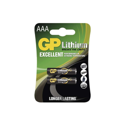 2 kom Litijeva baterija AAA GP LITHIUM 1,5V