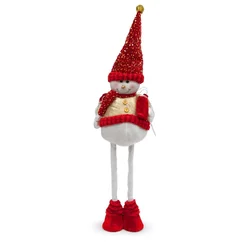 Novogodišnja figura Sneško belić C25-11, 75cm