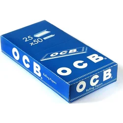 OCB papirici za motanje,plavi, cela kutija 25 kom