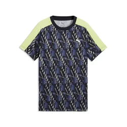 PUMA Essentials Training Printed Tee Youth, Age, New Navy, 13-14Y