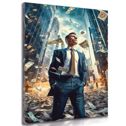 Slika poslovnež z Wall Streeta - 30x40