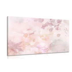 Slika listje s pastelnim pridihom - 40x30