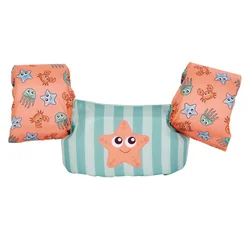 Swim Essentials Pojas za plivanje sa mišićima za decu, 2-6g, Kajsija-tirkizni
