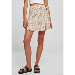 Womens viscose Mini Skort soft seagrass flower
