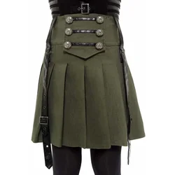 Žensko krilo KILLSTAR - Dark Academy - KHAKI - KSRA002428
