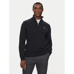 Gant Pulover Casual Cotton Half Zip 8030170 Črna Regular Fit
