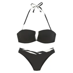 FRENCH CONNECTION Bikini črna/bela