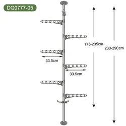 Baoyouni Sušilica za veš, 290cm, Siva