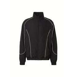 Urban Classics Prehodna jakna Extra Volume črna/bela