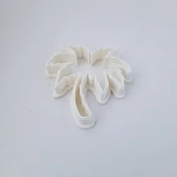 KREATIVNI SLATKIŠI Modla za kolače i ukrase Palma, 10 cm, Bela
