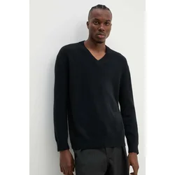 Volnen pulover A.P.C. pull dany moški, črna barva, WYAAD.M23380