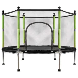 Northix Otroška vrtna trampolin mreža 140 cm zelena