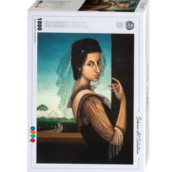 Milena Pavlović Barilli - Autoportret sa velom Puzzla Serbian Art Collection
