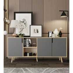 Hanah Home komoda Latina Modern 180, 180 cm, hrast Sapphire / antracit