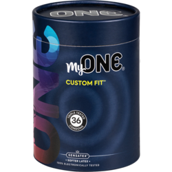 MyOne Maxi-Pack: Custom Fit, size 64M, 36 condoms