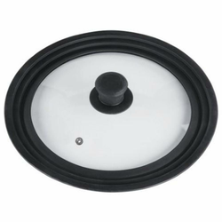 Universal Lid with Steam Vent for Pots and Pans, 24, 26, 28 cm, glass