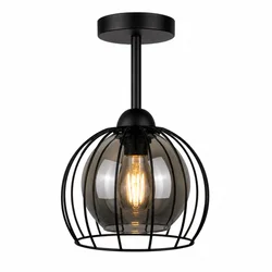 Plafonski luster SOLO BLACK 1xE27/60W/230V