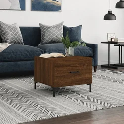 Vidaxl Klubska mizica 50x50x40 cm inženirski les