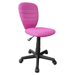 DEČJA STOLICA pink drvo, metal, plastika, tekstil