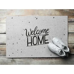 tulup.si Predpražnik s potiskom Welcome home 90x60 cm