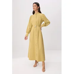 Trendyol Modest Ženska haljina Tctss26Eb00005, Žuta