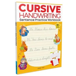 Cursive Handwriting: Sentence: Practice Workbook for Children