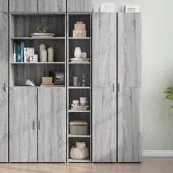 Visoka komoda boje hrasta 30x41x185 cm od konstruiranog drva